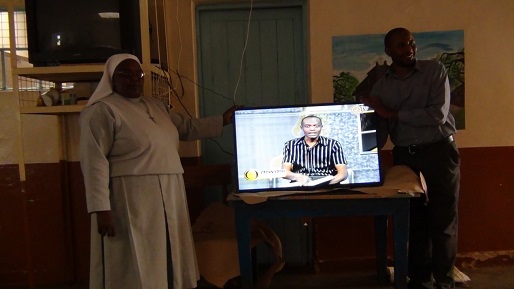 In January 2015, Immanuel orphans donated a Samsung TV worthy ~$ 600  to Allamano special school ( A school for  kids with mental disorders that affect their growth and learning skills).